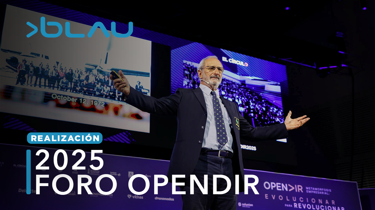 Blau Comunicación y Eventos Foro Opendir Turismo Benidorm Alicante España Producción Audiovisual 2025